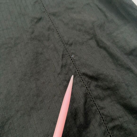 Tommy Bahama Shirt Womens 6 Grey Blue Embroidered Linen Boho Tunic Top Relax - Picture 10 of 16